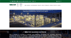 Desktop Screenshot of montereletrica.com.br